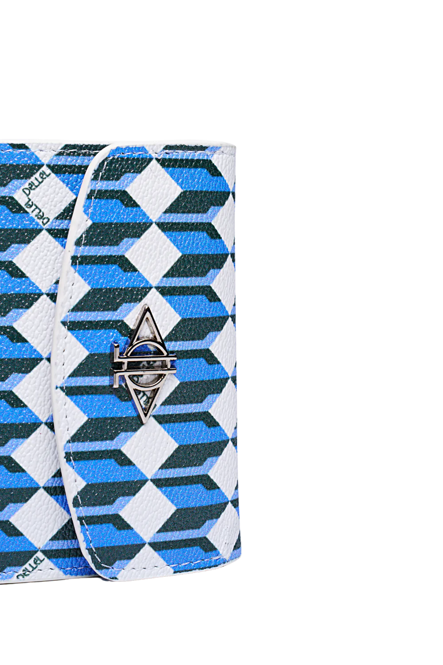 Monogram Beyaz-Mavi Cüzdan