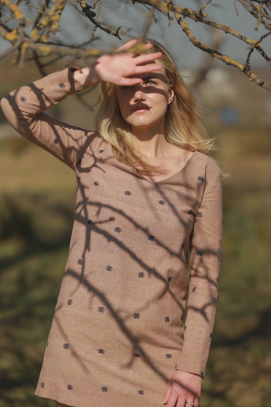 Ceviz Desen Ehram Elbise