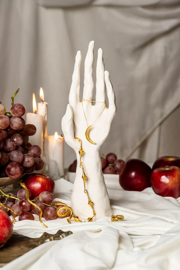 Crescent Altın Kaplama Kolye