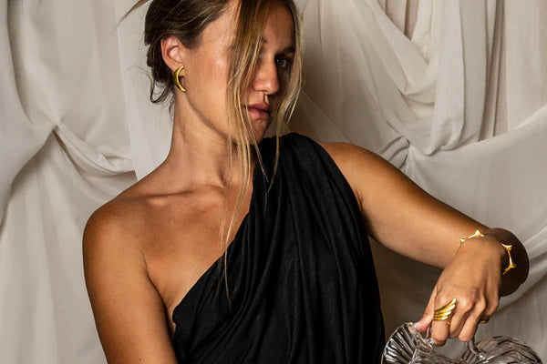 Luz Cuff Altın Kaplama Bileklik