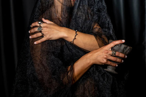 Luz Cuff Gümüş Kaplama Bileklik