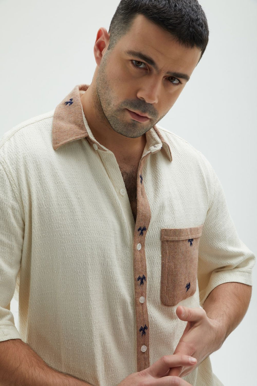 Hat-Ay Alexanderia İpek Gömlek