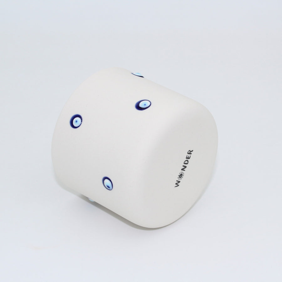 Luna Beyaz Nazar Boncuklu Porselen Bardak