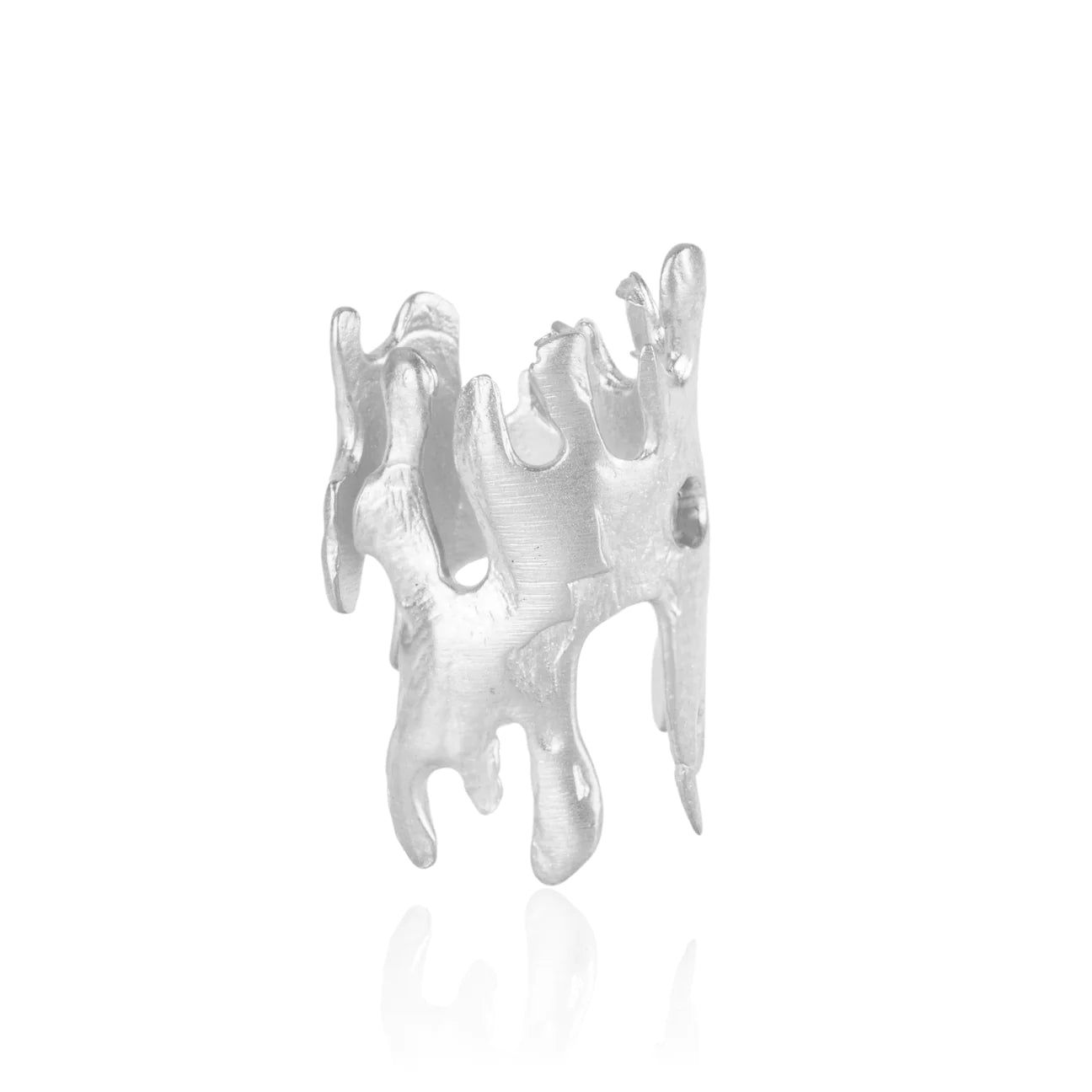 Amph Gümüş Kaplama Earcuff Küpe
