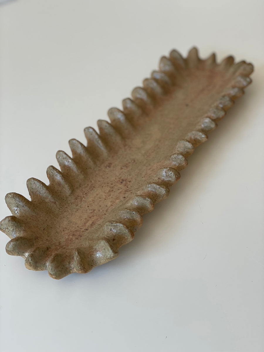Fosil Seramik Dekoratif Tabak